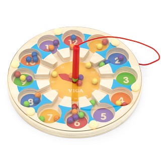 Viga Toys - Magnetic Bead Trace - Clock